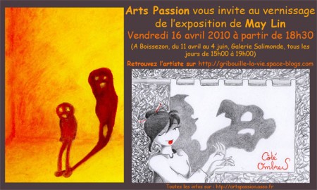 invitation vernissage exposition Boissezon